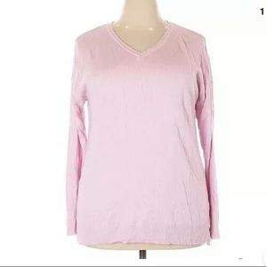 Women’s V neck knit sweater